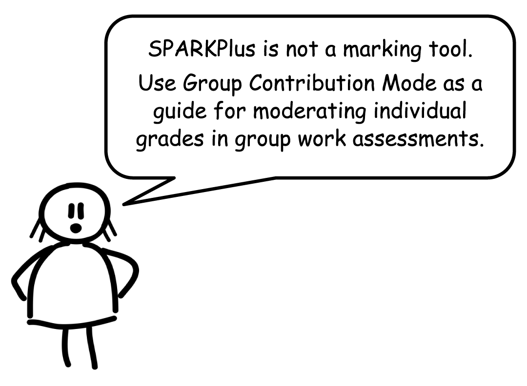 Don't use SPARK for marking